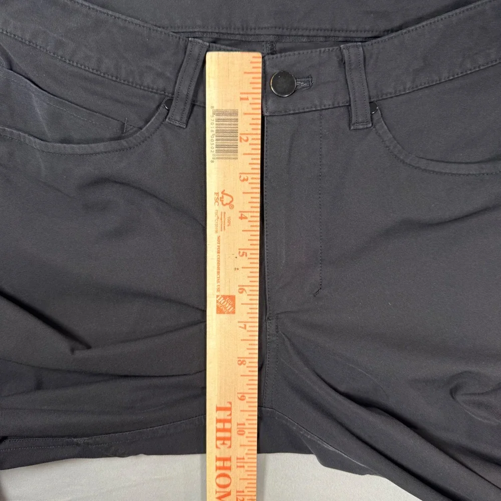 Lululemon ABC Pant Slim Fit Black Performance Stretch Trousers Mens 29x27.5